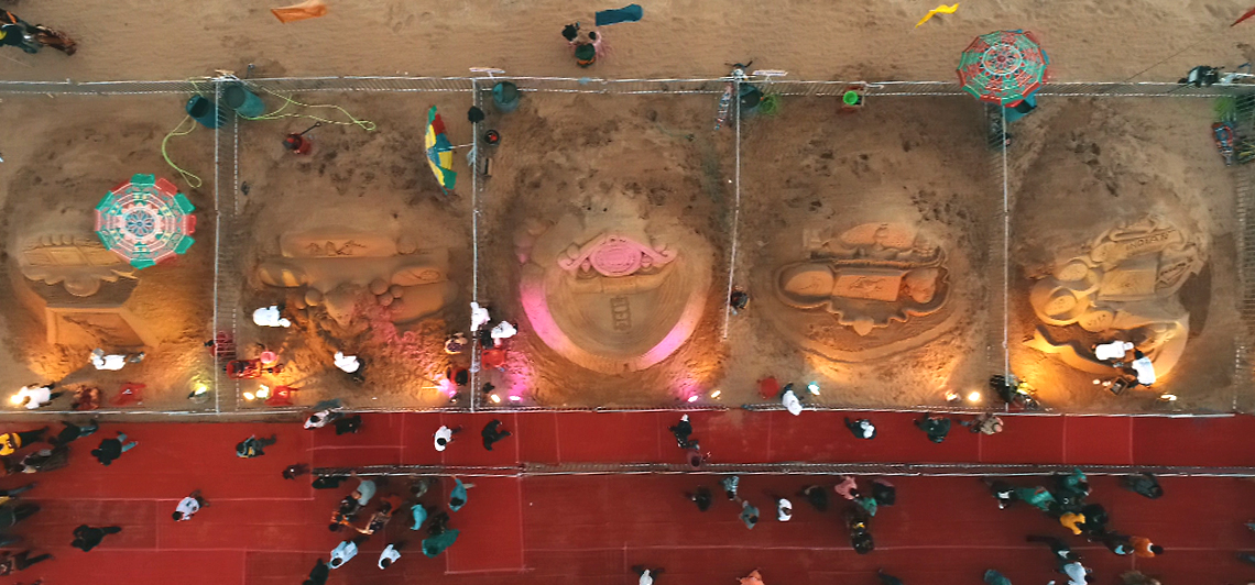 International sand Art festival