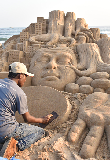 Odisha Tourism : International Sand Art Festival 2022